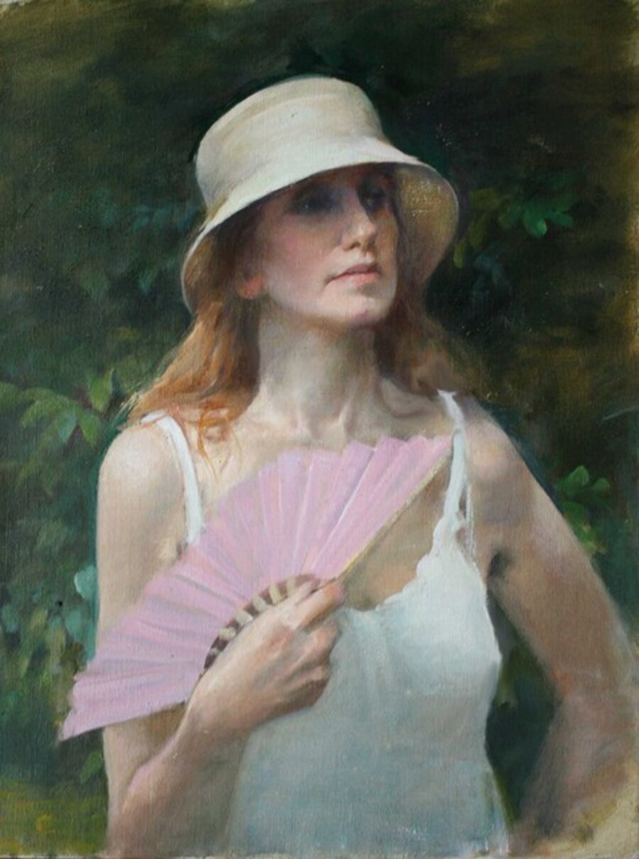 Faded Pink Fan