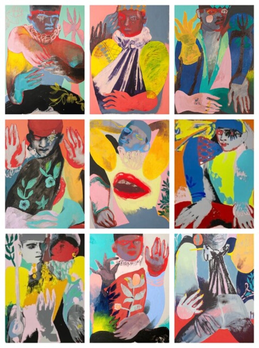 Violet (set of 9)