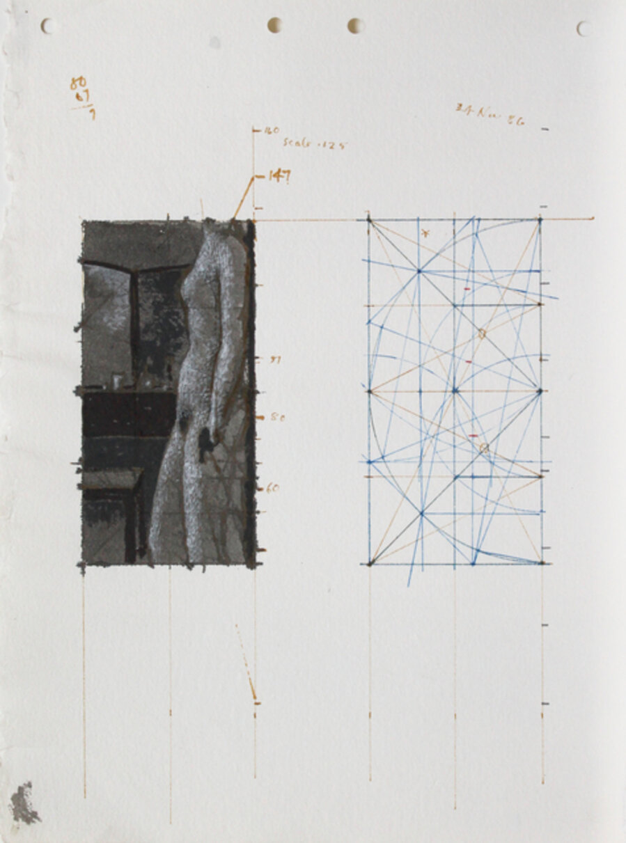 Study for Woman with revolver