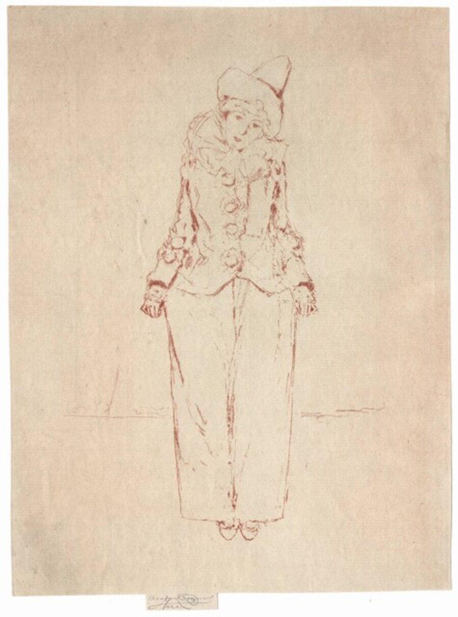 Pierrot en Pied, Portrait of Lady A.C