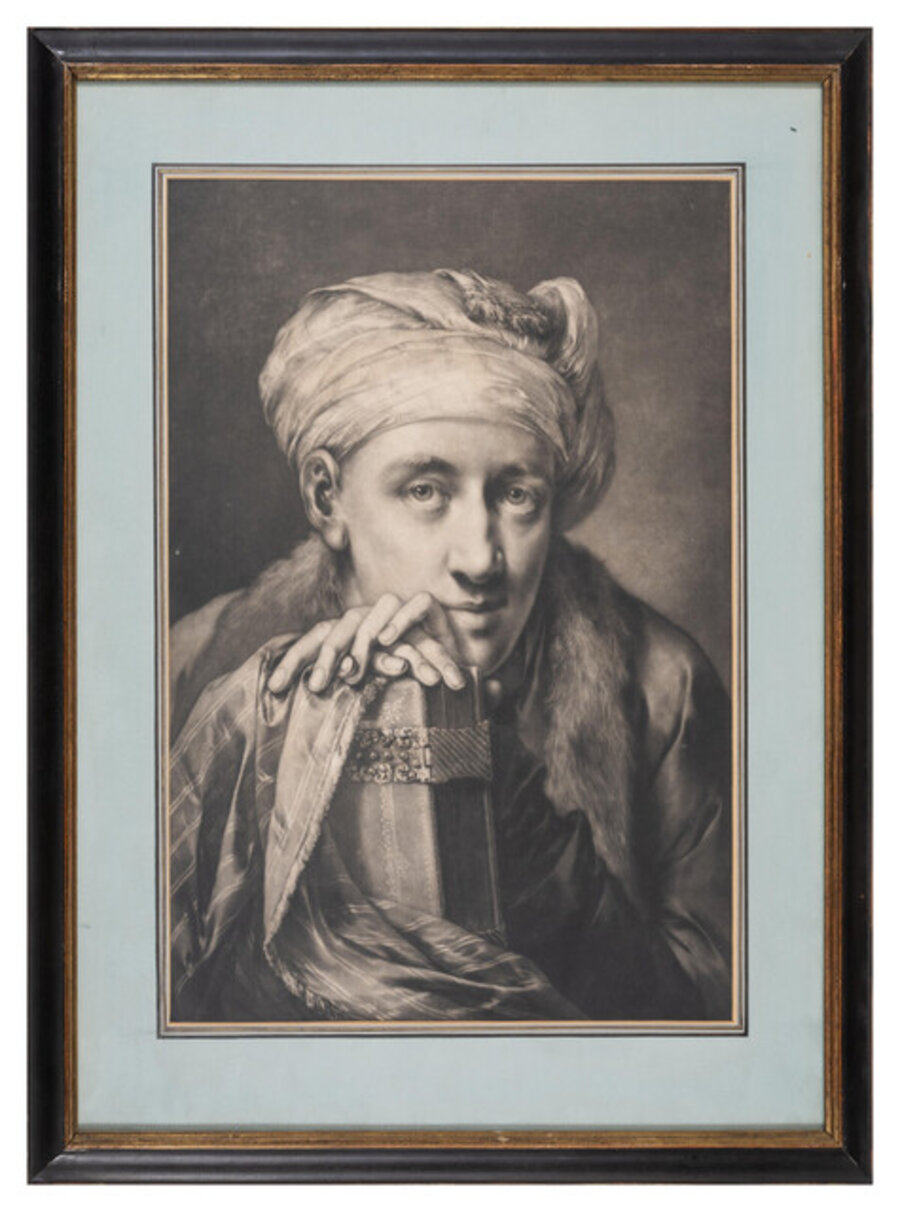 Three mezzotints from 'Life-sized Heads'