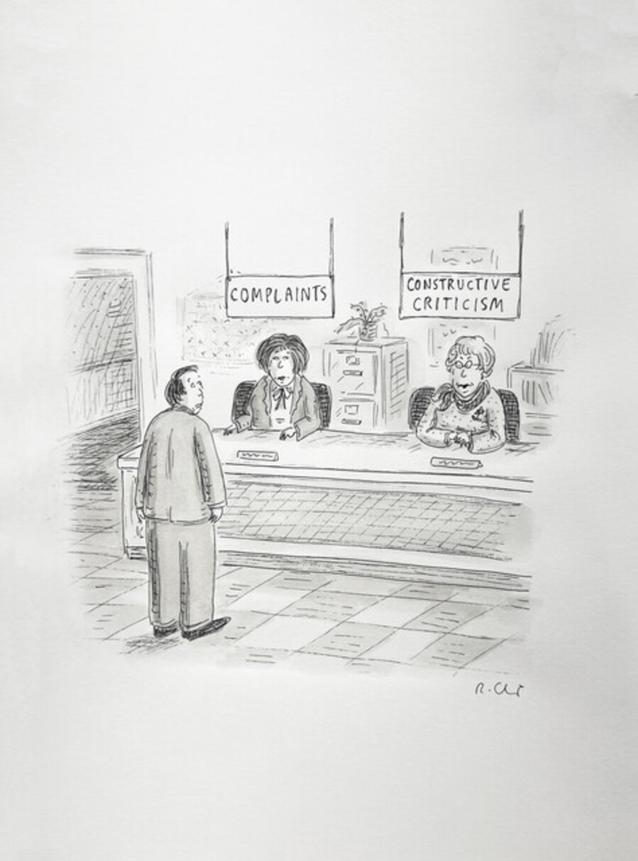Complaints, Constructive Criticism