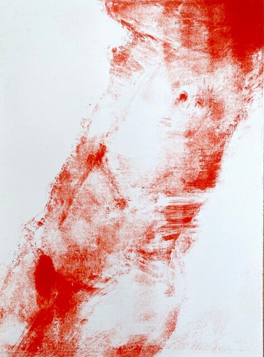 Nu rouge