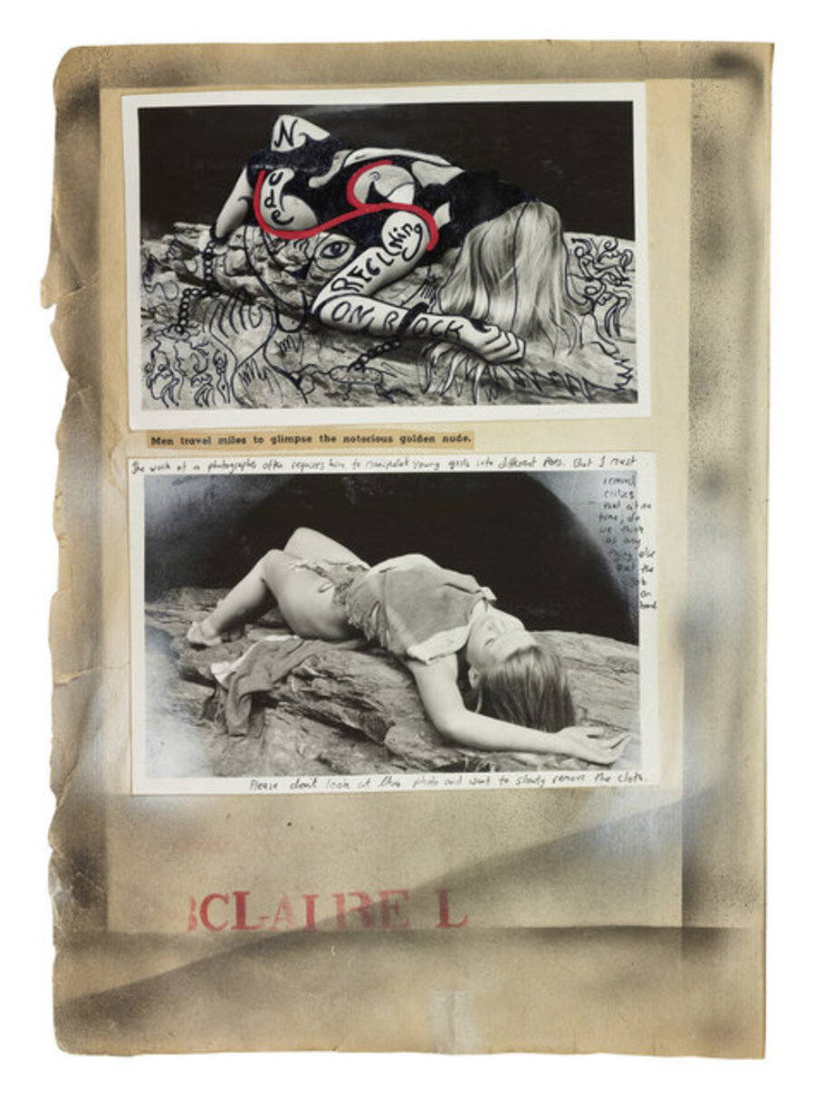 Nude Reclining on Rock