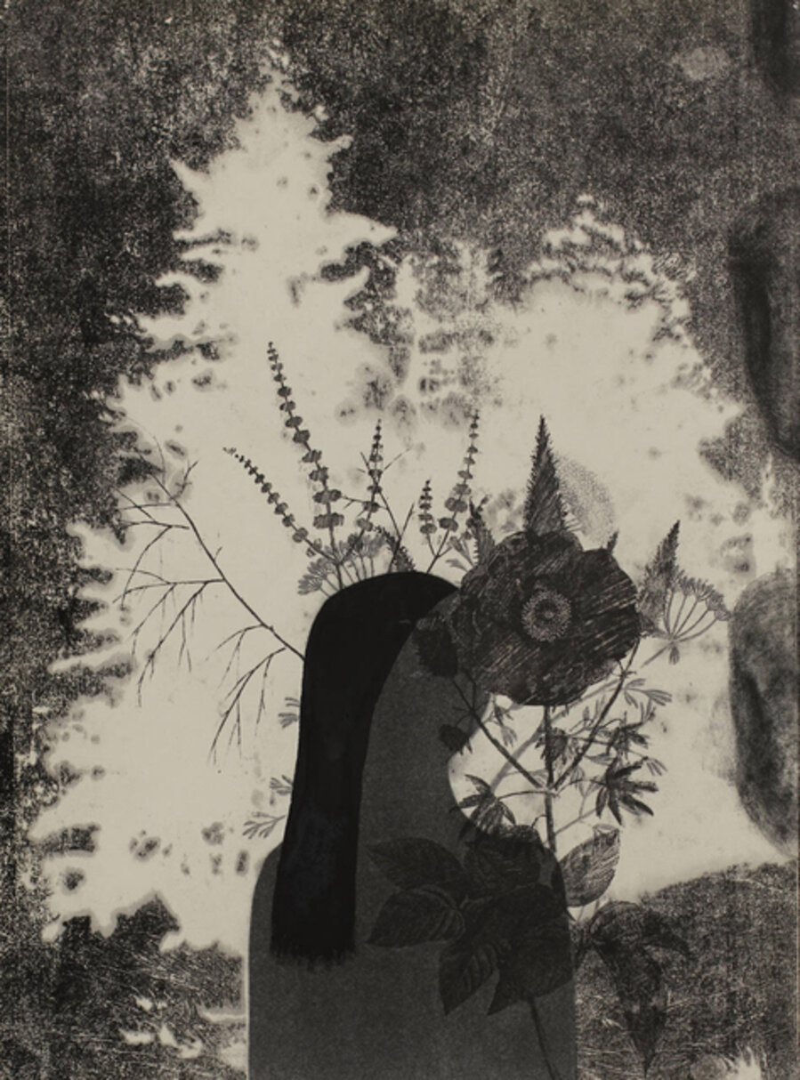 Woman with Flower