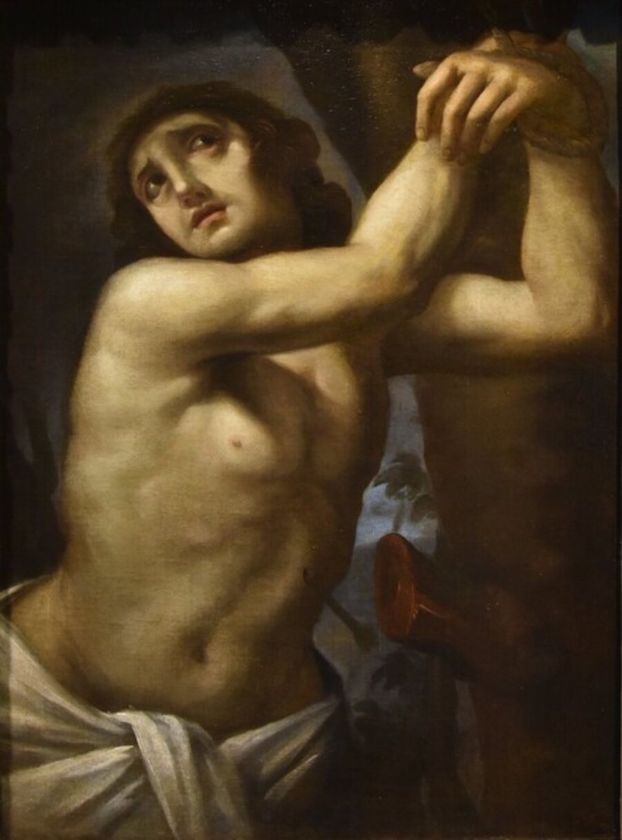 Saint Sebastian Crespi Paint 17th Century Oil on canvas Old master Lombard school Religious