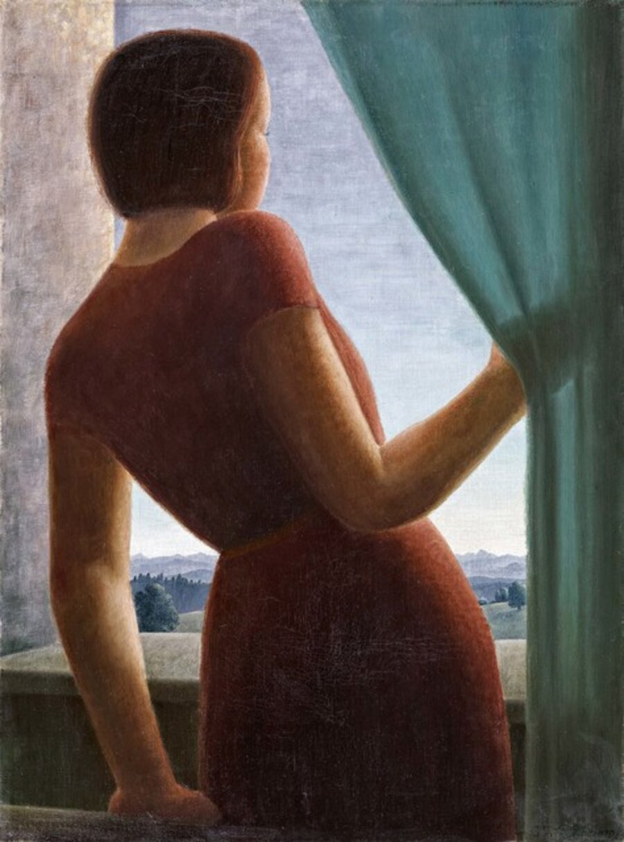 Mädchen am Fenster