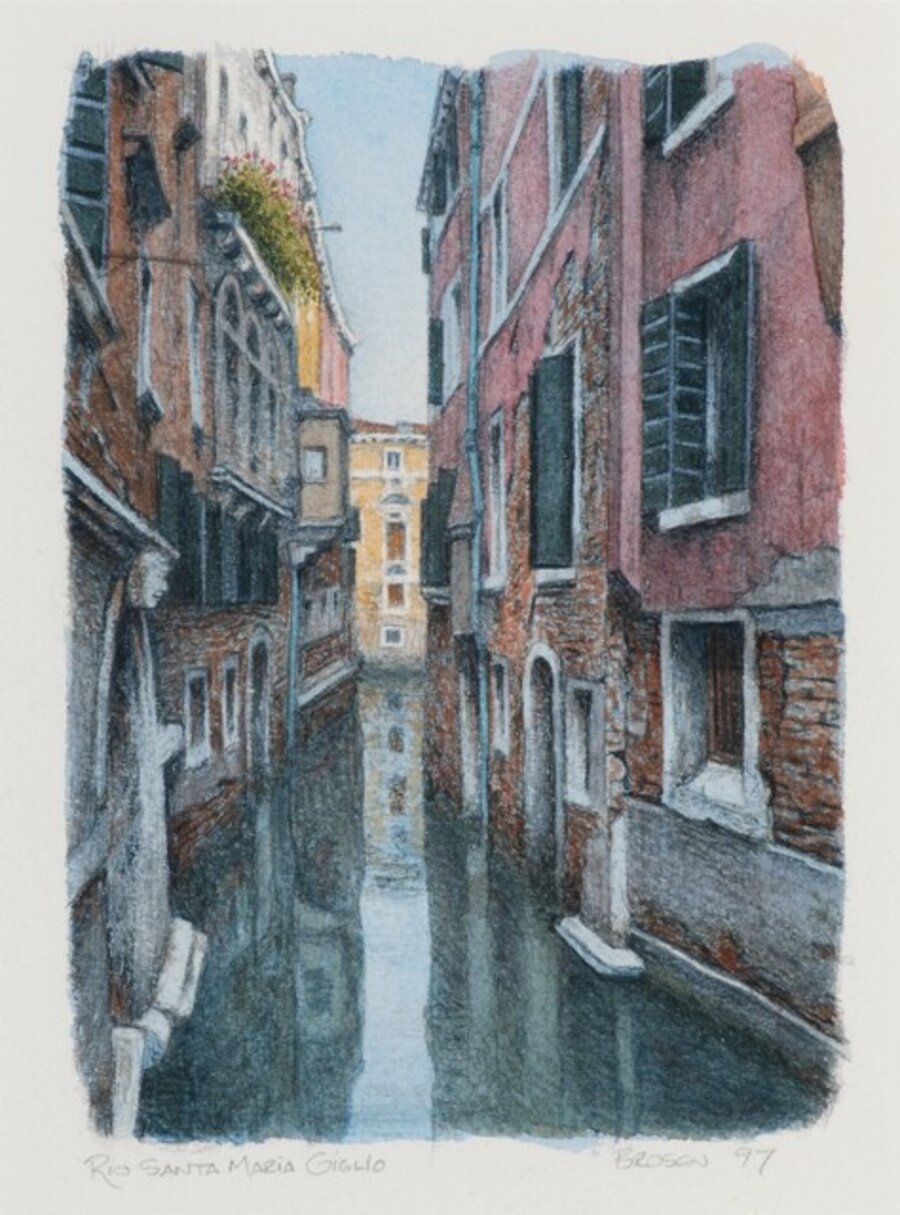 Rio dei Santissimo; Doorway, Grand Canal; Rio Santa Maria Giglio (3 works)