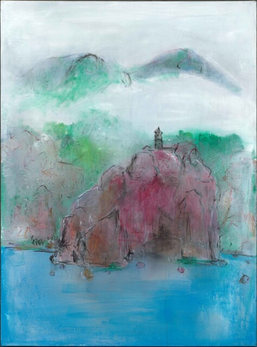 Rising Clouds over Rocky Peaks (雲起岩岫)