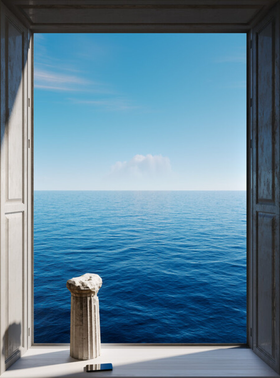 Jupiter and the ocean