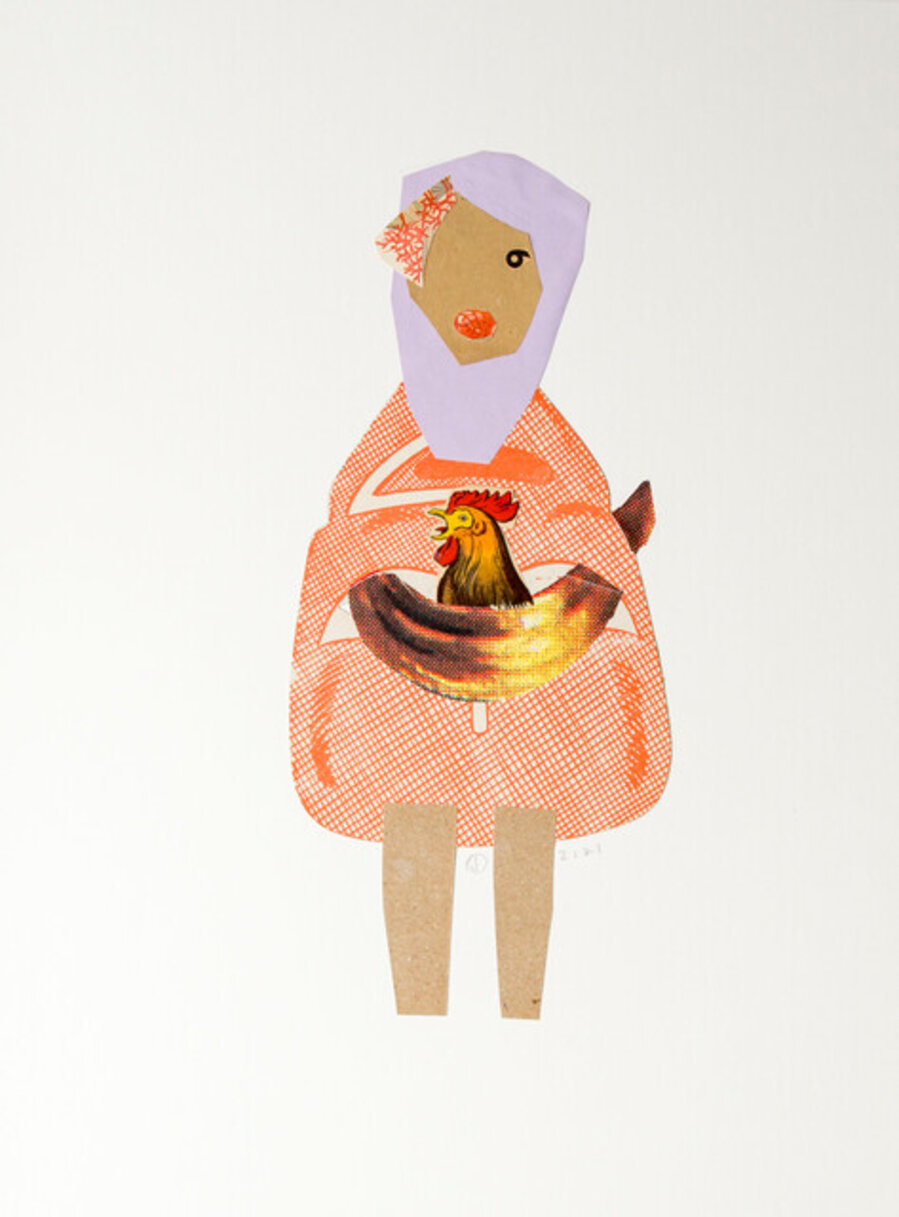 Woman with Fowl