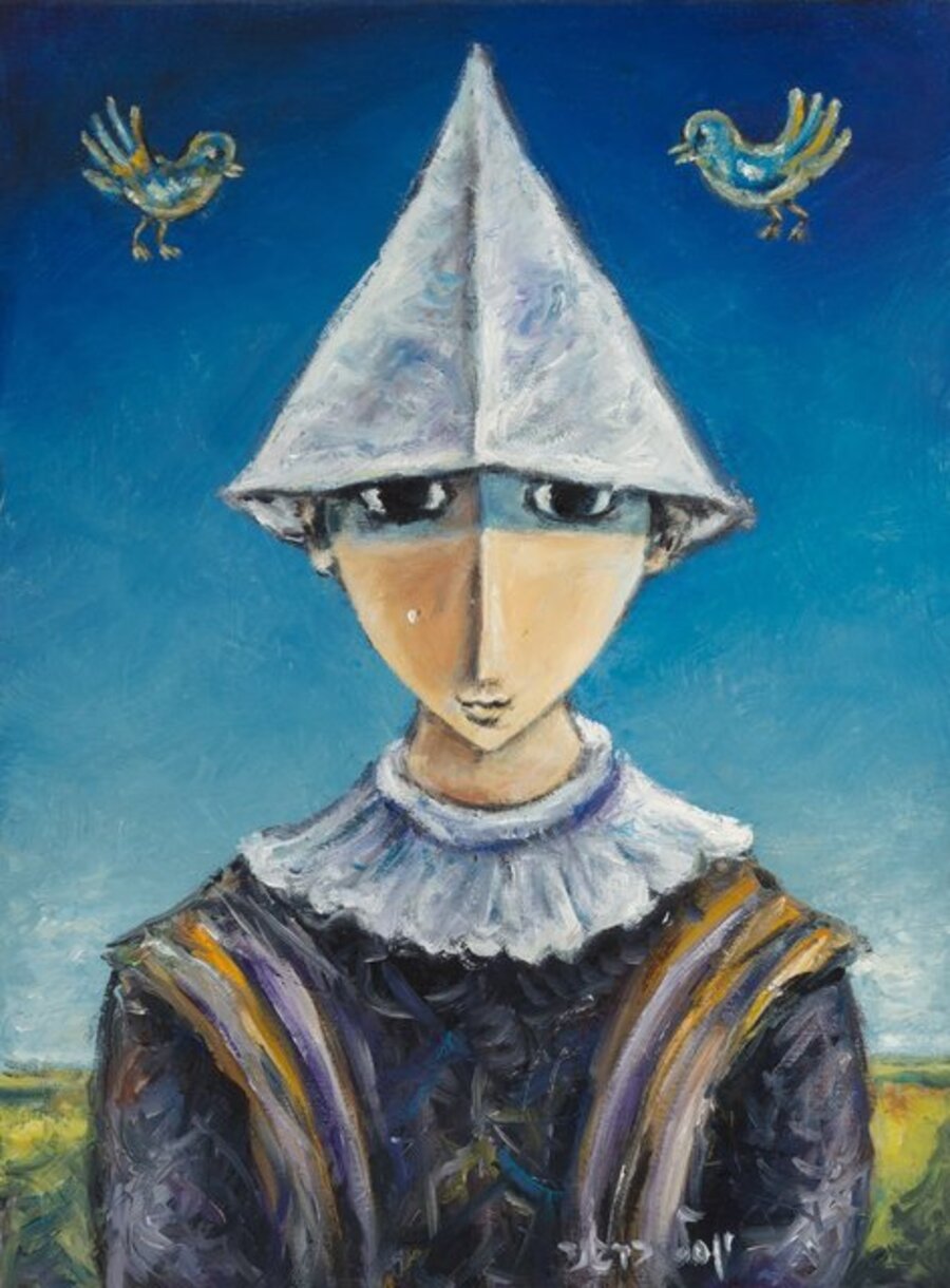 A Boy and Two Birds