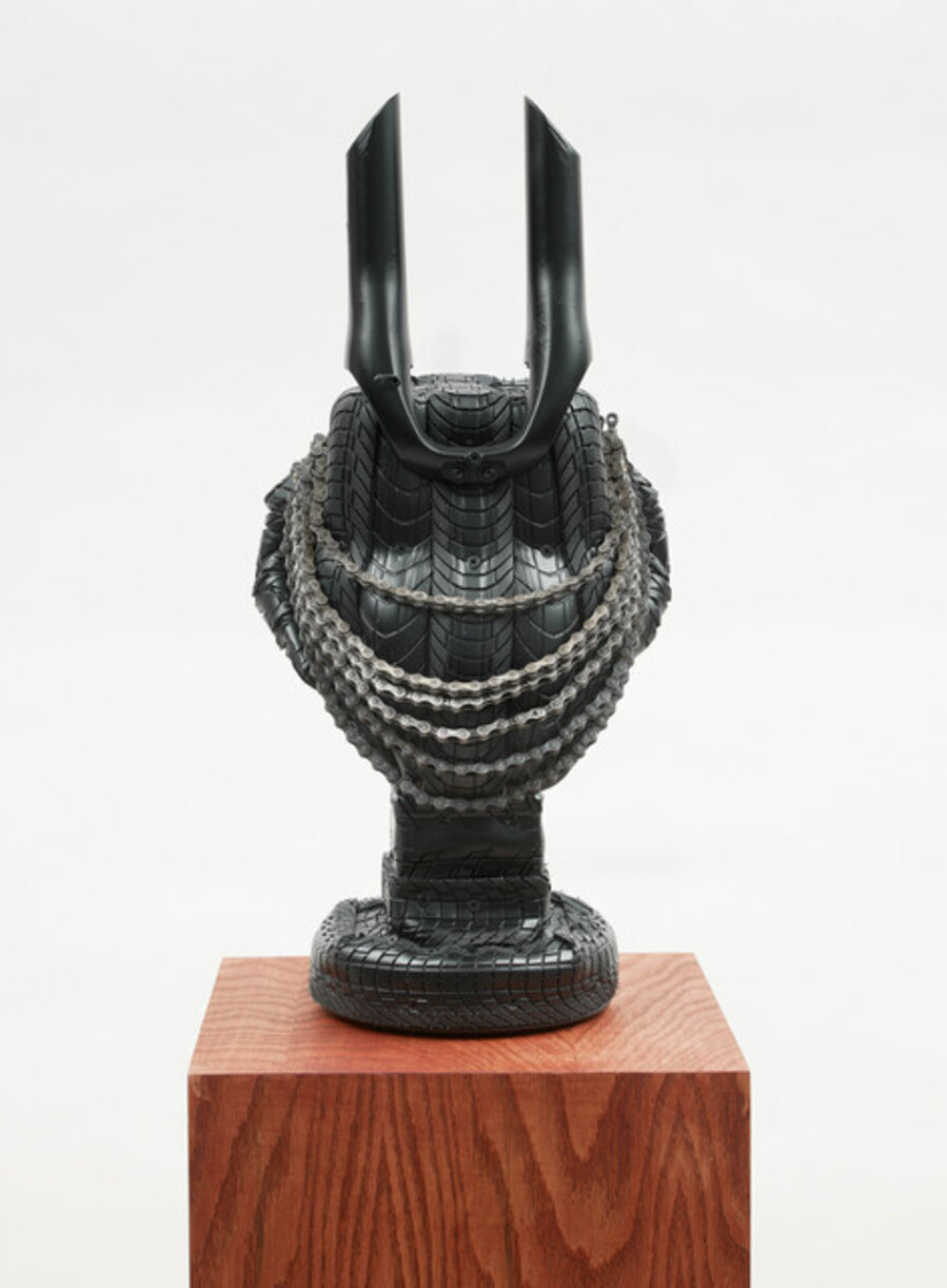 Make You Wish You Were Born in Another Time and Place (Fork Crown & Chain Mask)