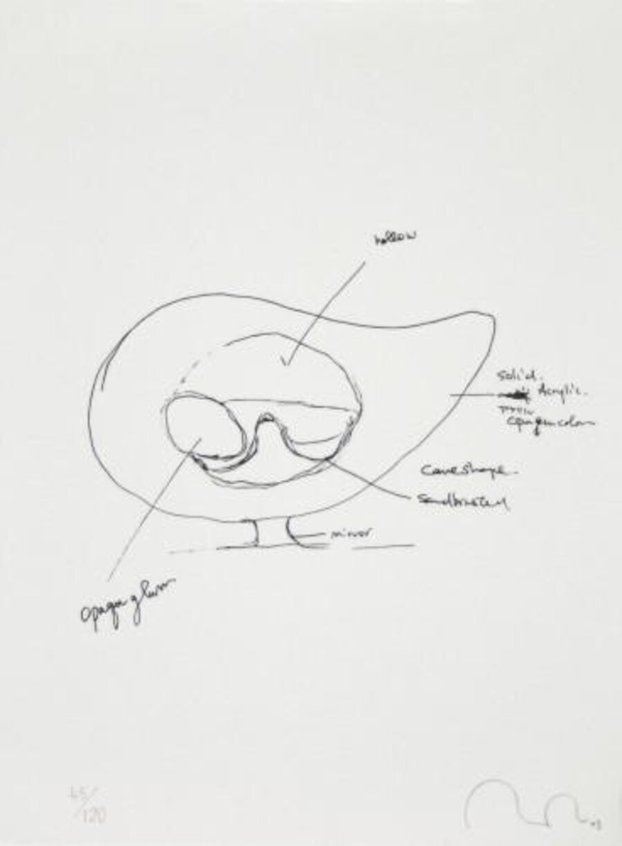 Sketch Of The Wave UFO