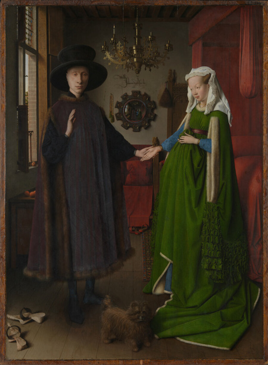 Portrait of Giovanni(?) Arnolfini and his Wife (The Arnolfini Portrait)
