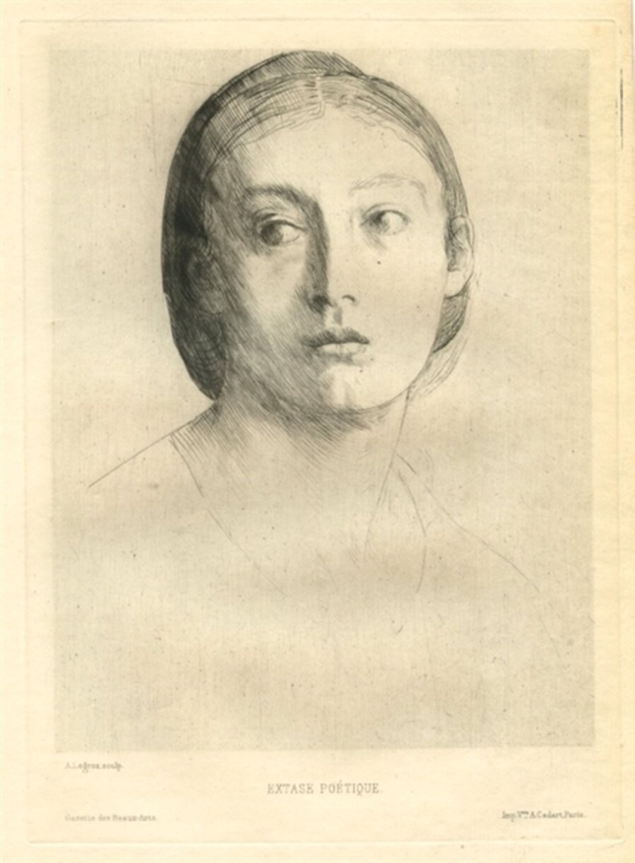 Tête de jeune fille / Extase poétique