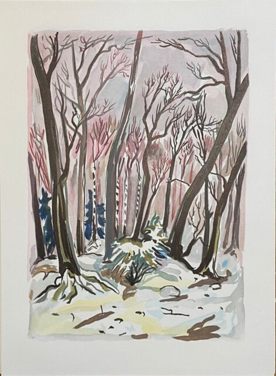 La forêt hivernale