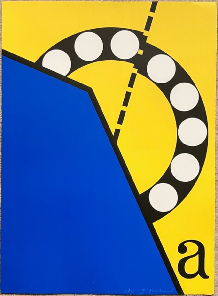 Untitled - from the Suite 10 West Coast Artists published by Collector's Press 1967