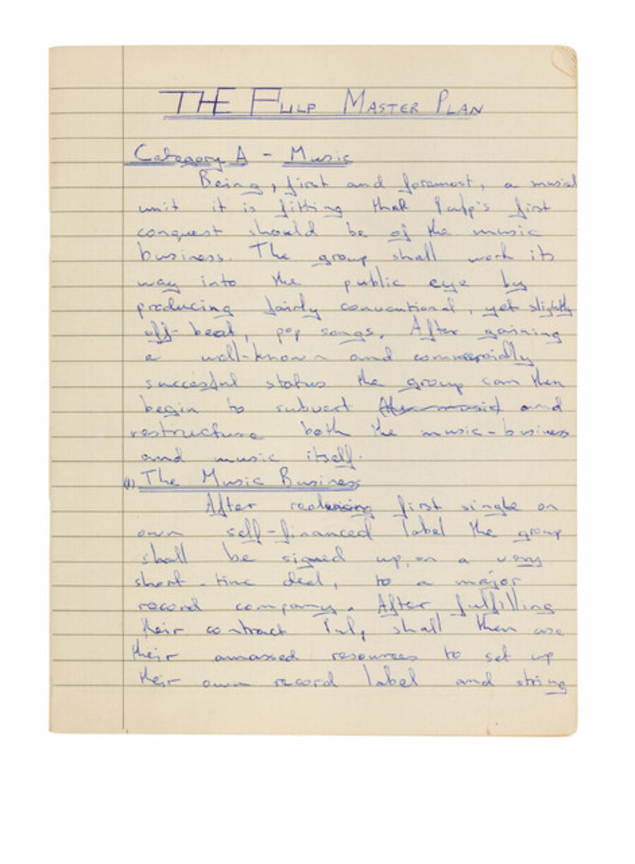 1980 Exercise Book/ The Pulp Master Plan (p 8, 10)