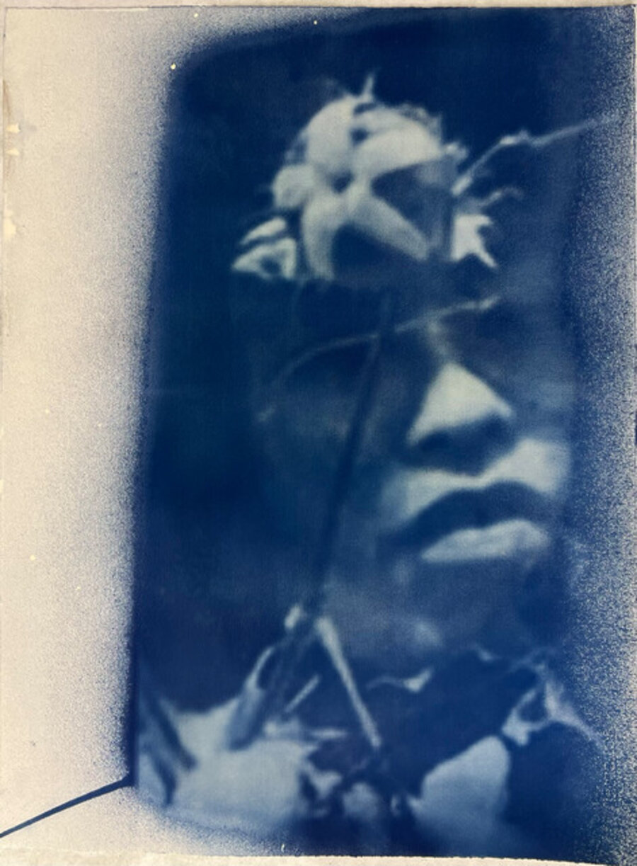 Angela in Uzbekistan's Cotton Fields, 1972