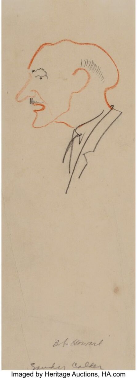 Alexander Calder, ‘Portrait of Bob Howard’, circa 1926