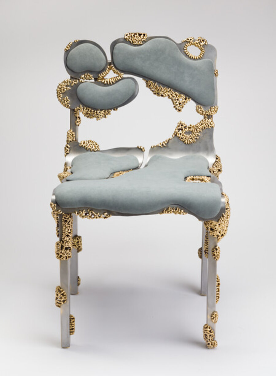 Dripped Bronze Tectonic Chair 1