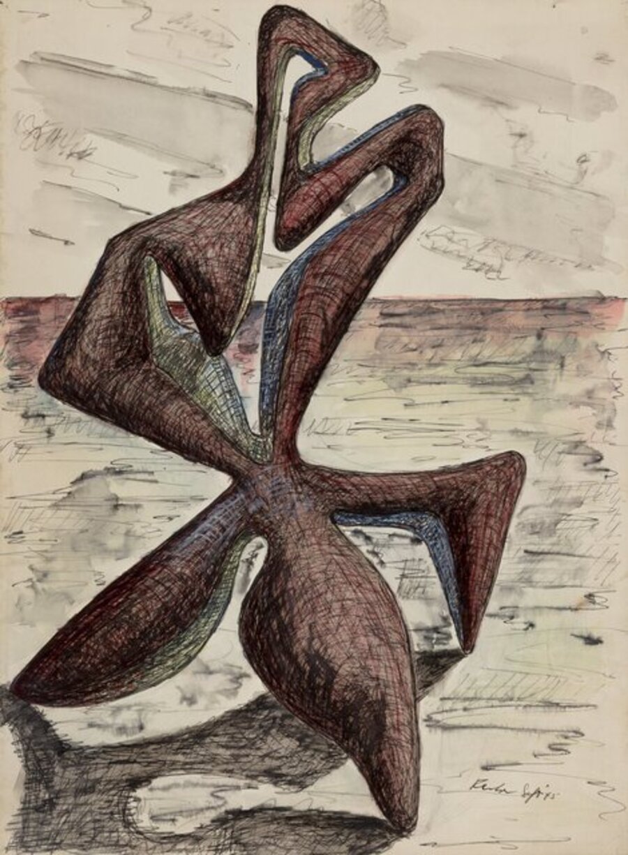Untitled (Study for Sculpture)