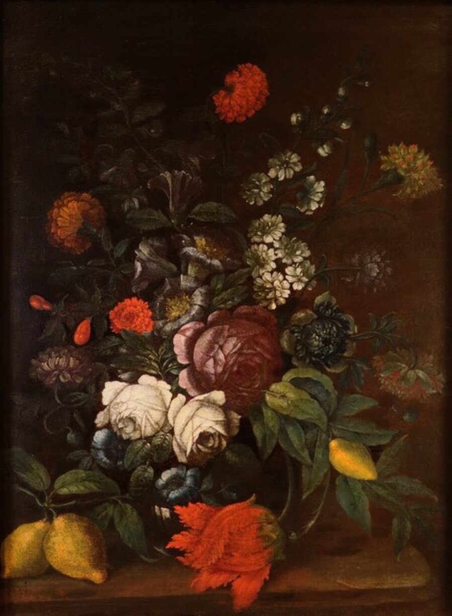 Still-Life Flowers Brueghel Paint 17/18th Century Oil on canvas Old master Flemish school