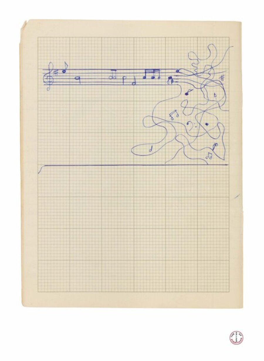 1980 Exercise Book/ Musical Score (p 11)