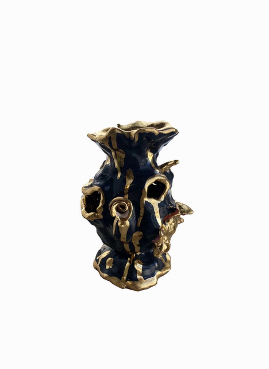 Small Black Patch Vessel