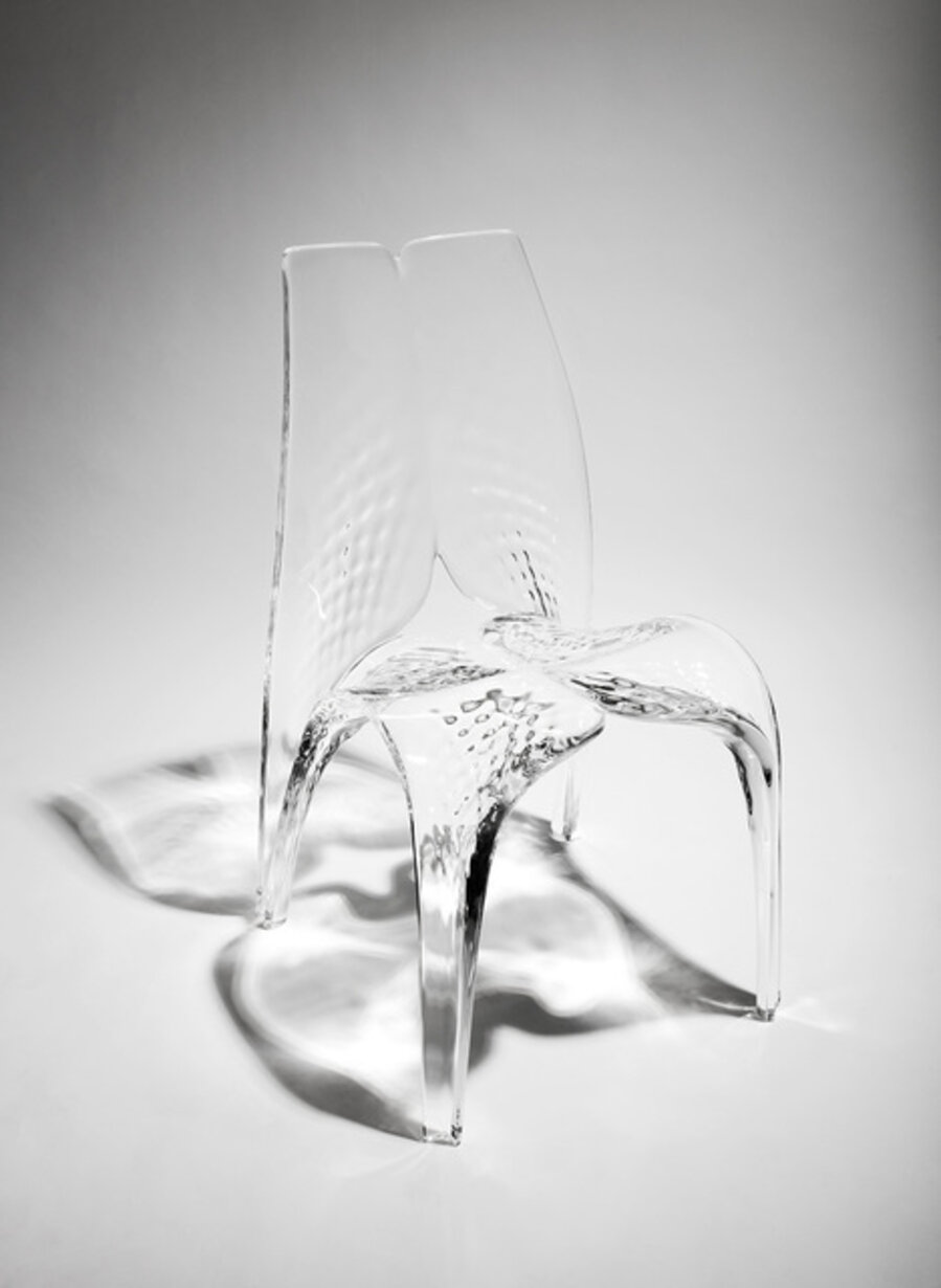 Chair 'Liquid Glacial' Clear