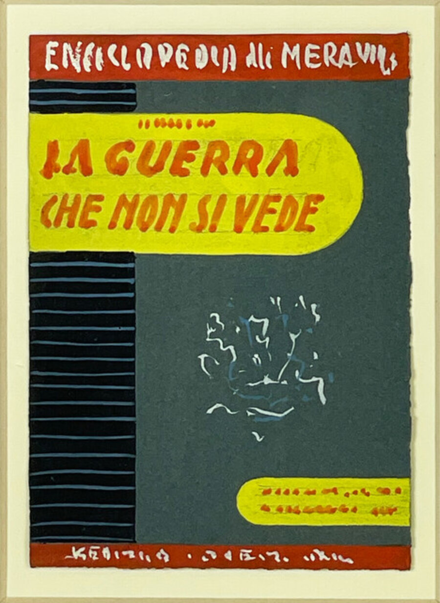 Studio per Copertina: La Guerra che non si Vede, (Cover Study: The Unseen War)