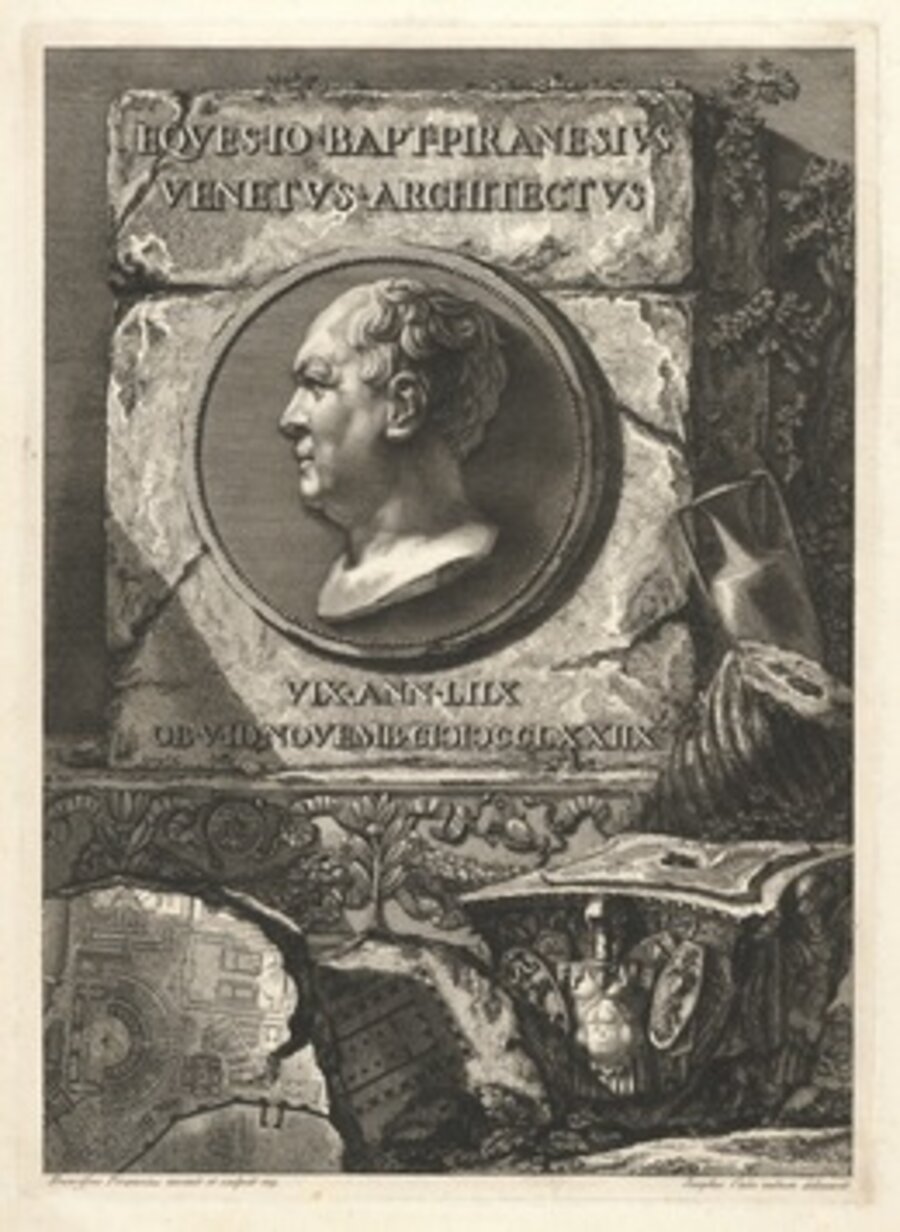Eqves Io. Bapt. Piranesivs venetvs architectvs