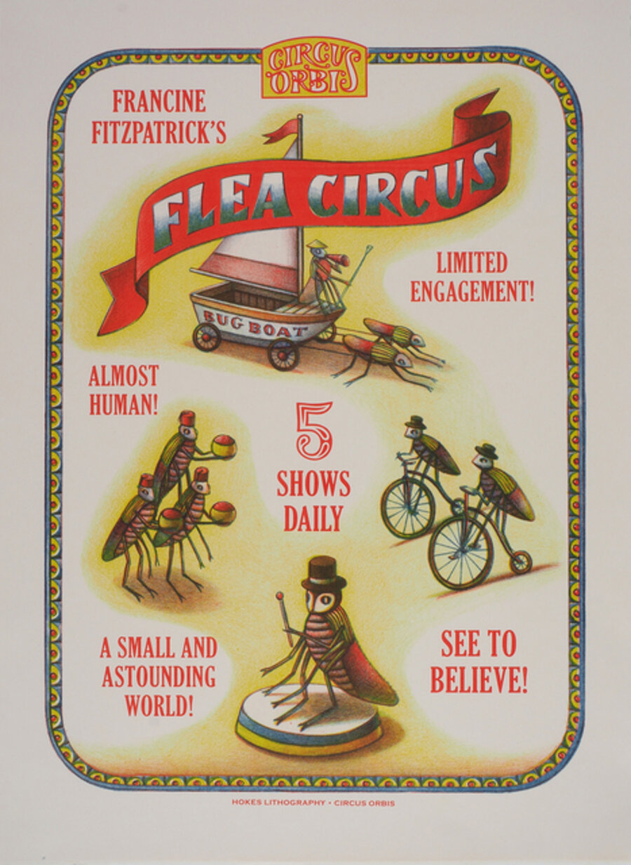 Circus Orbis Souvenir Print: Flea Circus