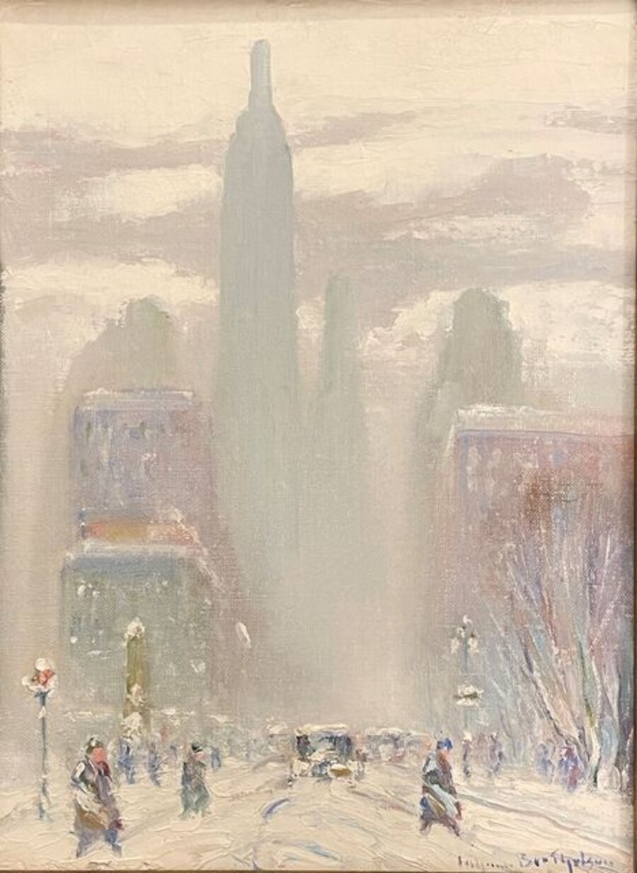 Fifth Avenue Looking North from 23rd Street, Empire State Building