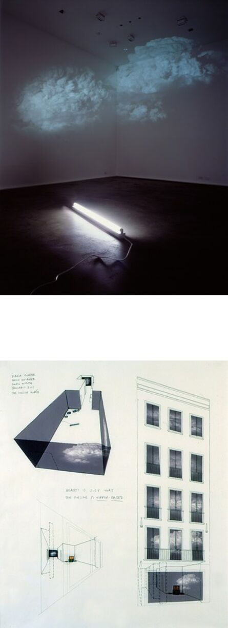 Diana Thater, ‘Two works: i) White is the Color ii) Zwirner & Wirth Exhibition Drawing 1/4’
