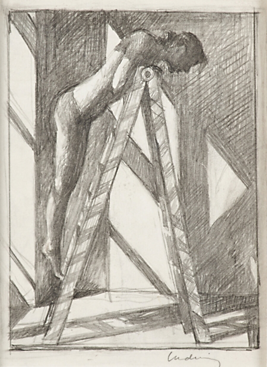Study for Woman on a Ladder