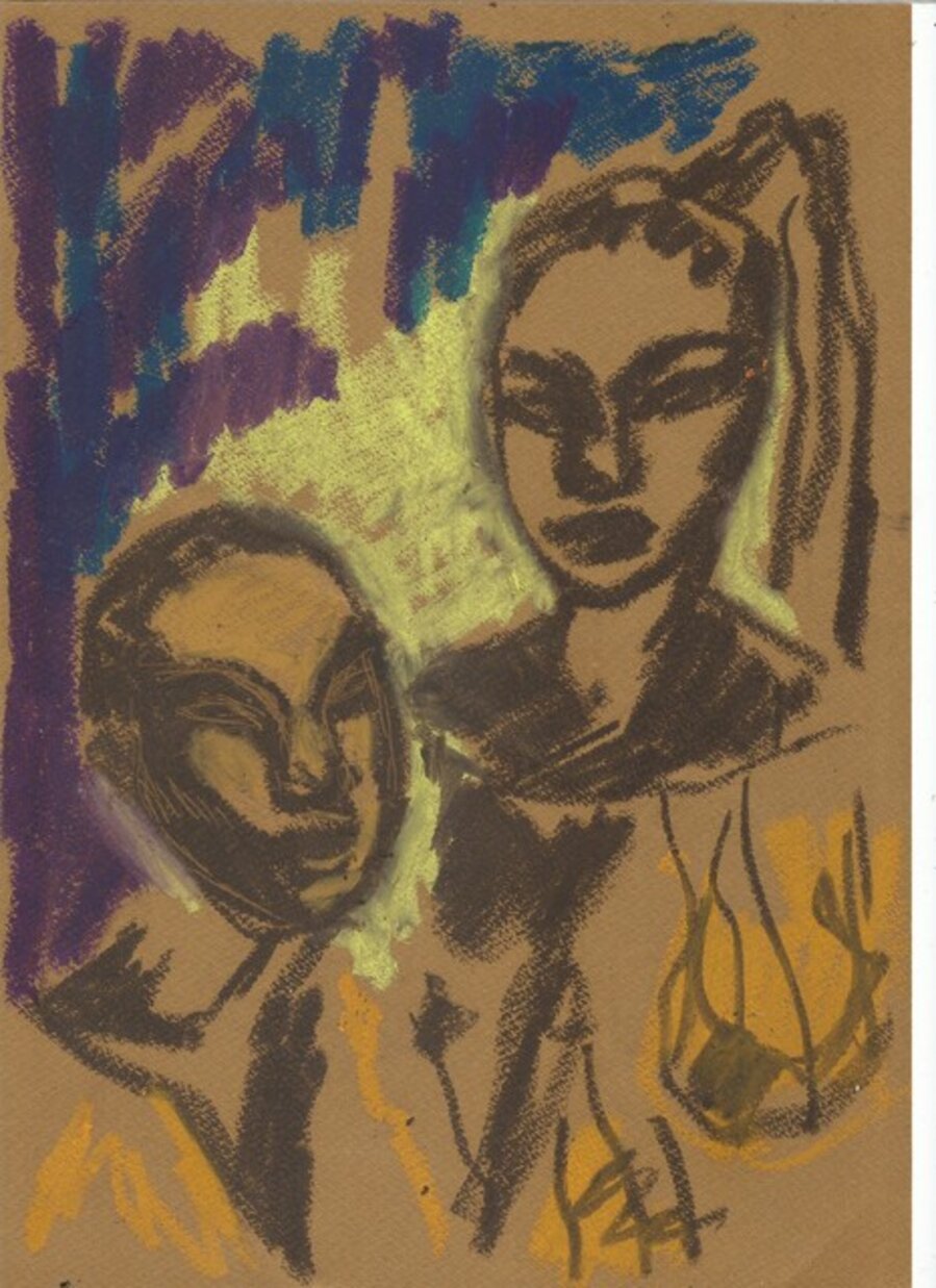 Sans titre (deux femmes)