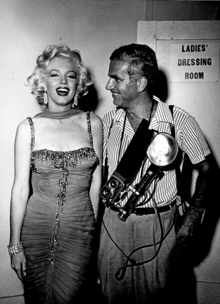 Marilyn Monroe and Bruno Bernard