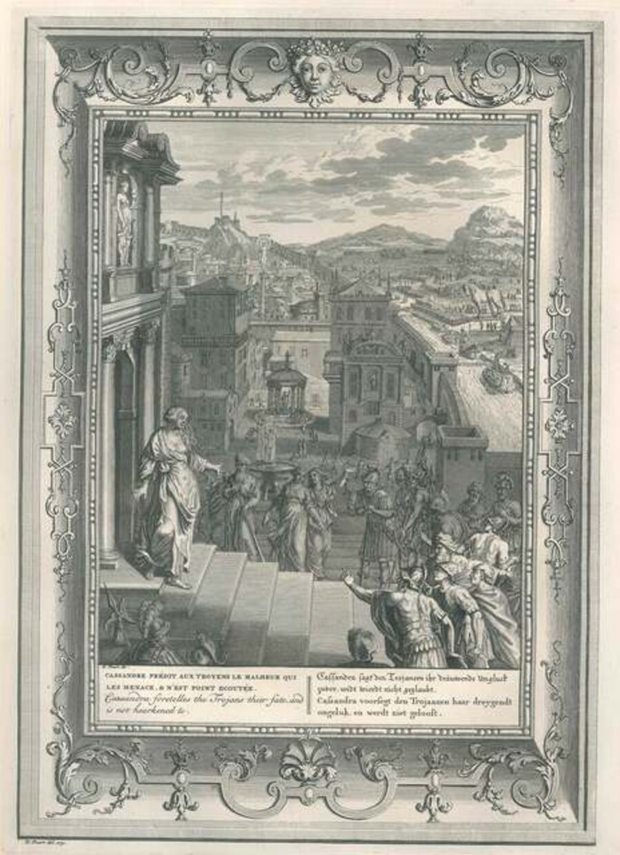 Cassandra, from "Le Temple des Muses"