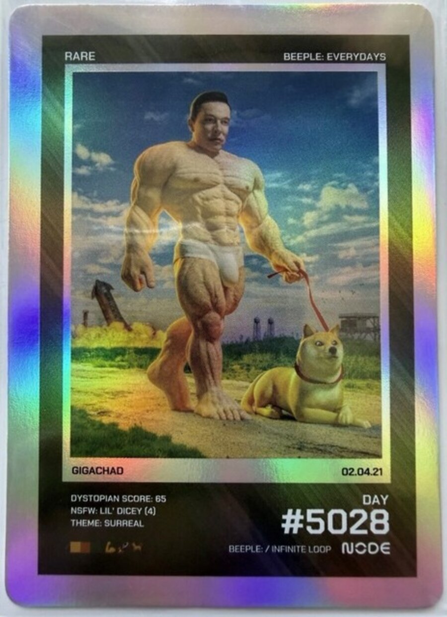 Everydays Trading Card - #5315 - Giga Chad Elon