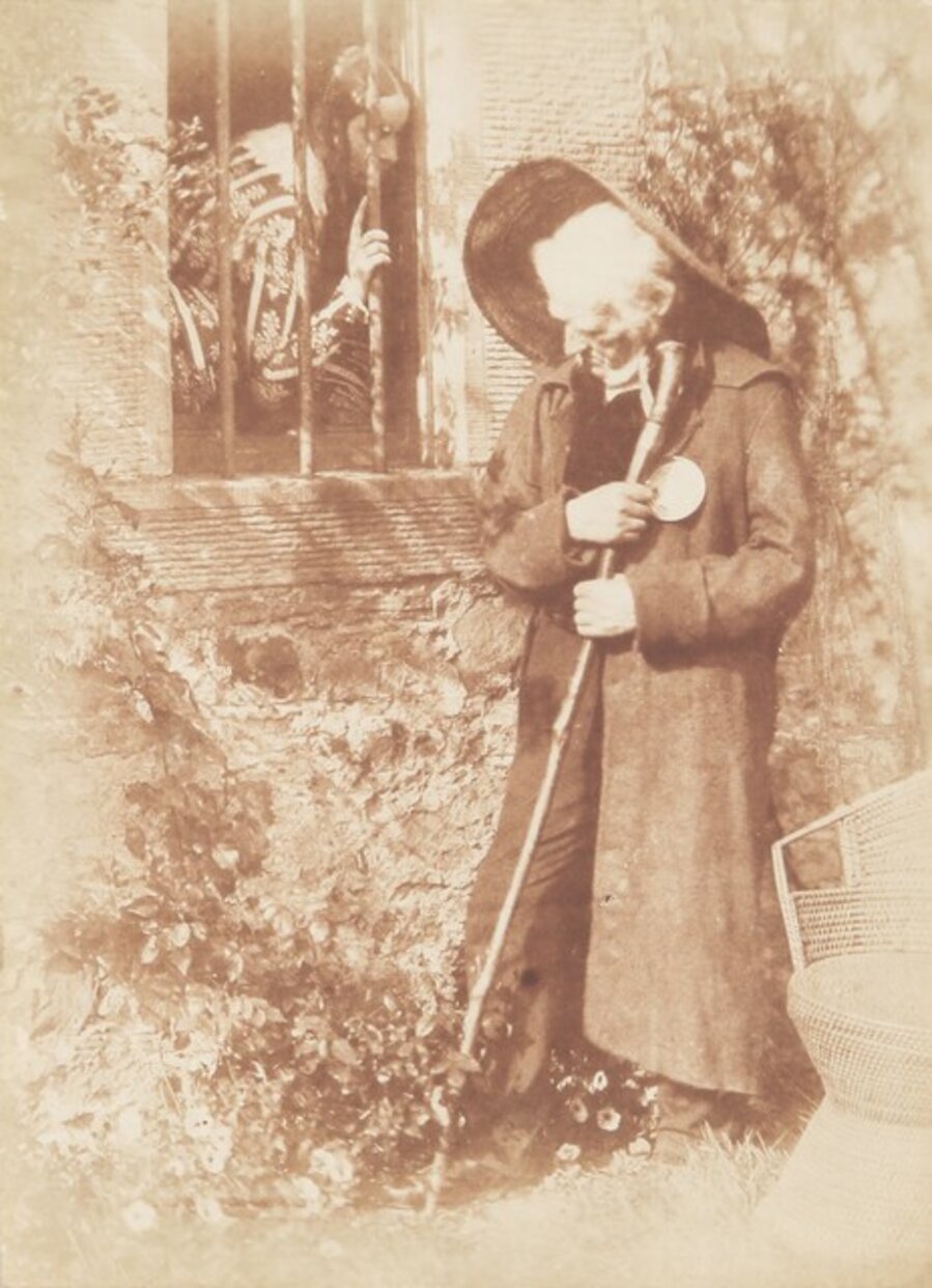 Mrs. Elizabeth Cockburn Cleghorn and John Henning as Miss Wardour and Eddie Ochiltree from Sir Walter Scott's "The Antiquary"