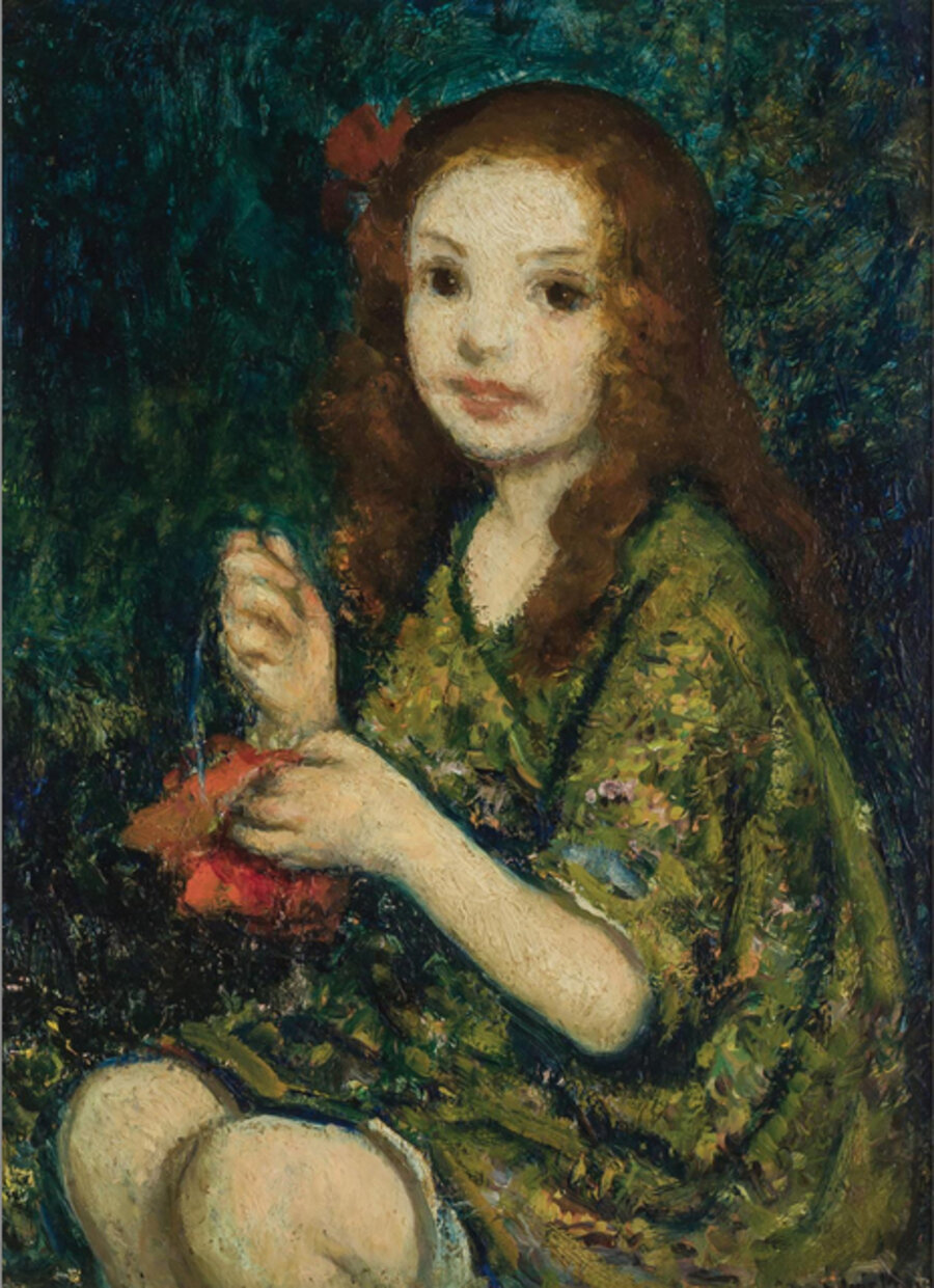 Portrait of the artist's daughter