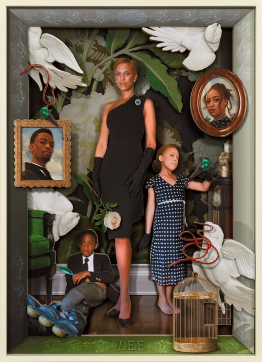 Tonya Lewis Lee and Children