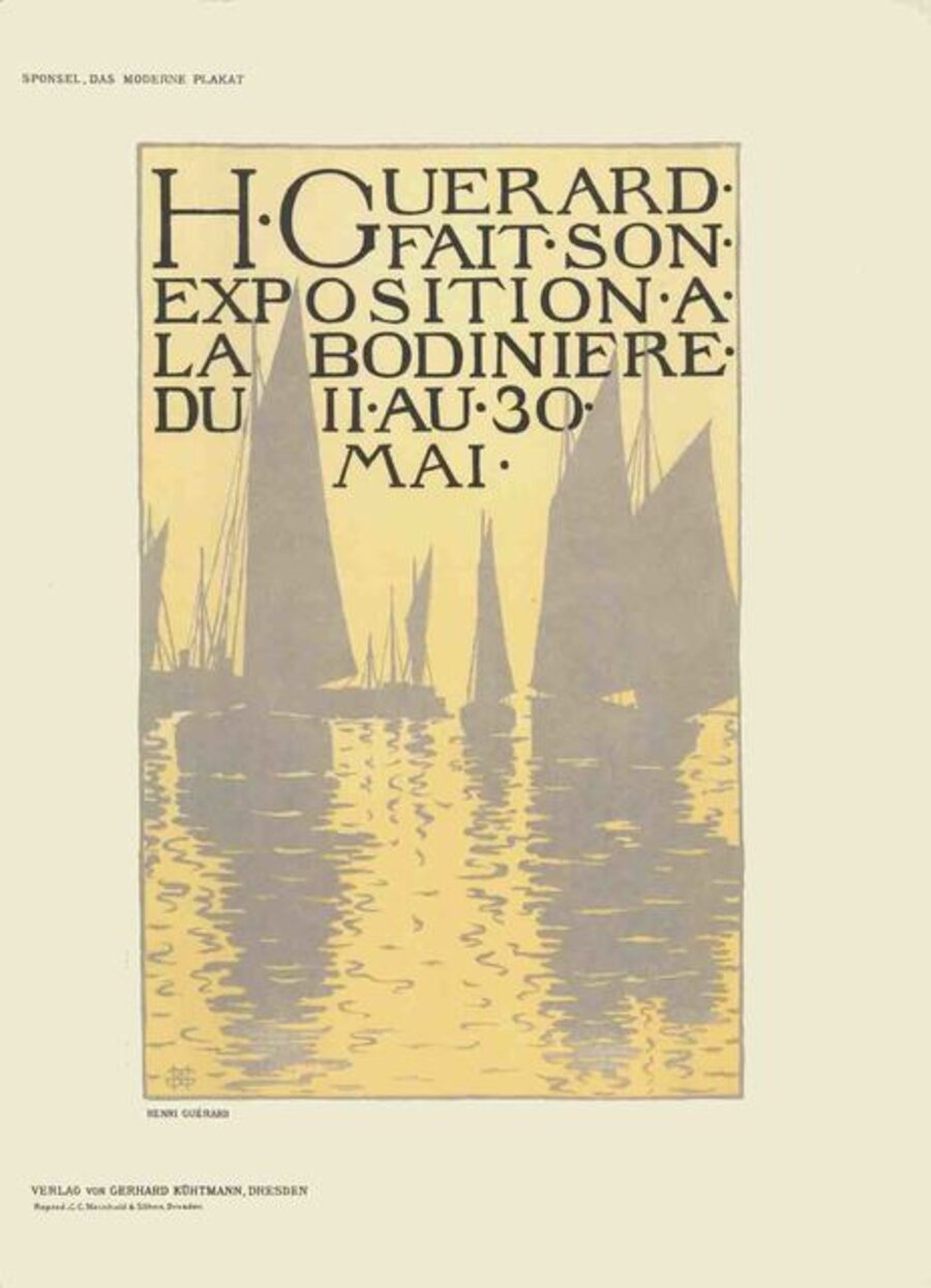 Henri Guerard - Exposition a La Bodiniere - 1897