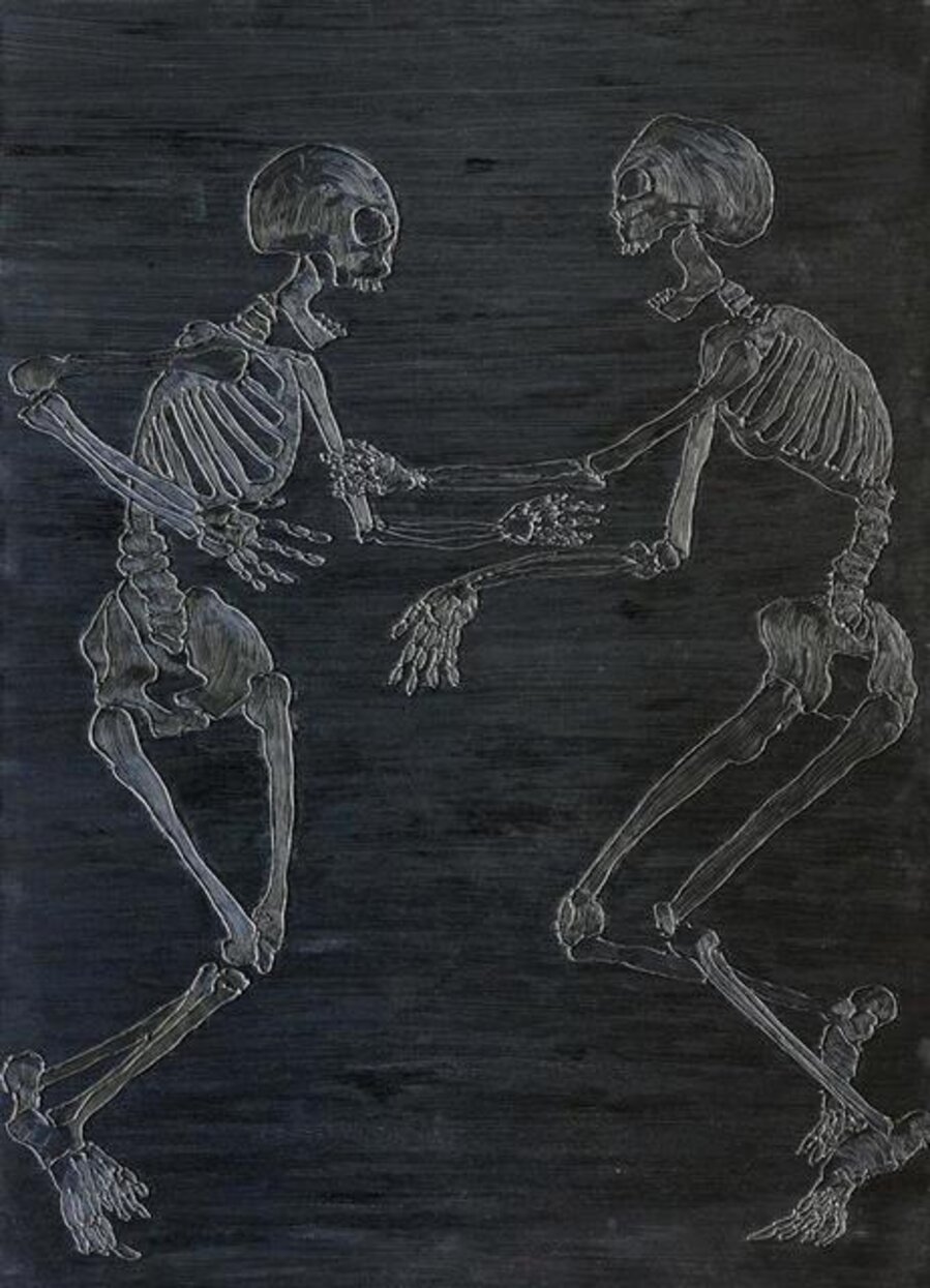 Totentanz I Dancing Skeletons