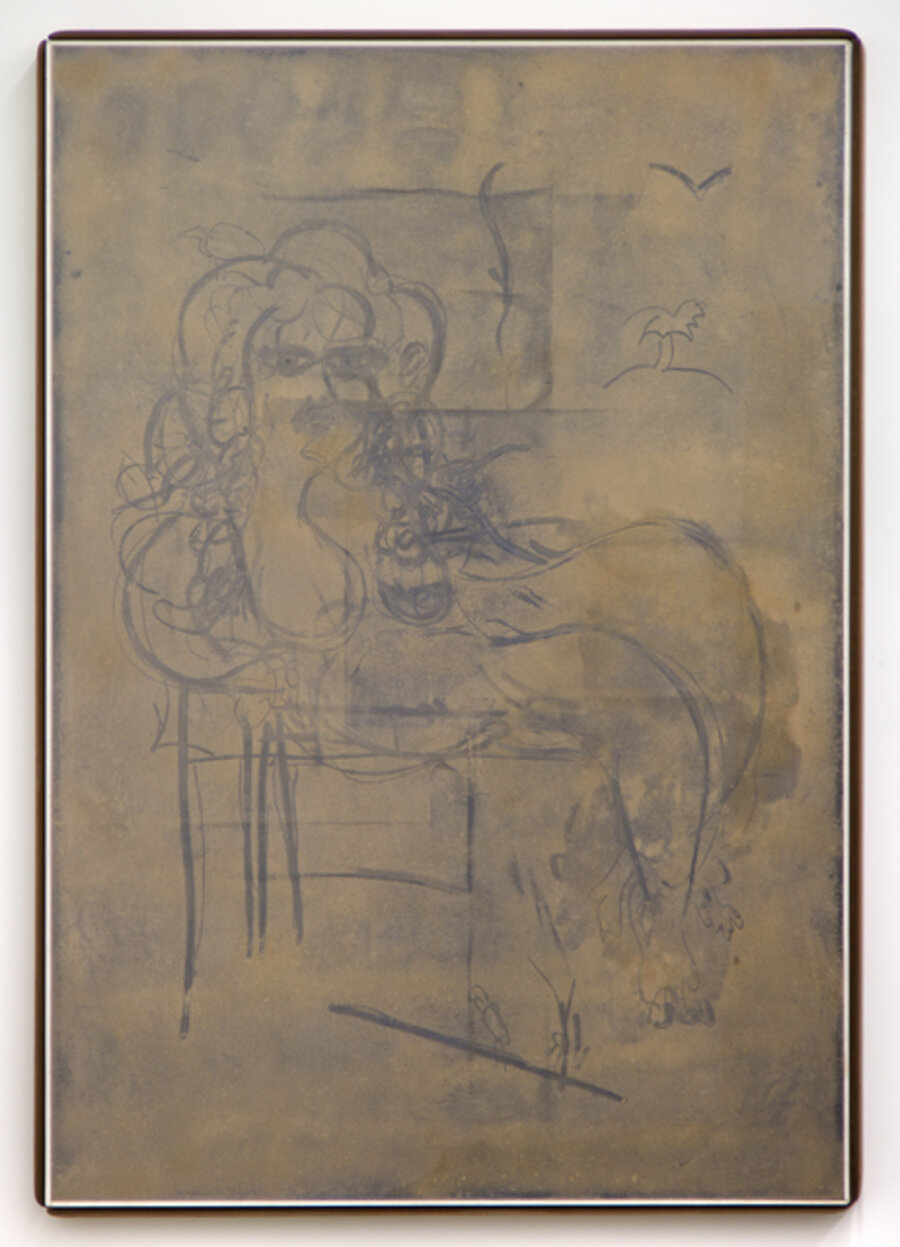 Custom Dust Drawing (Reclining Nude)