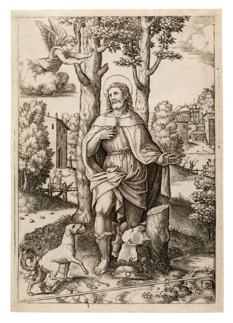 St. Roch (after Raphael)