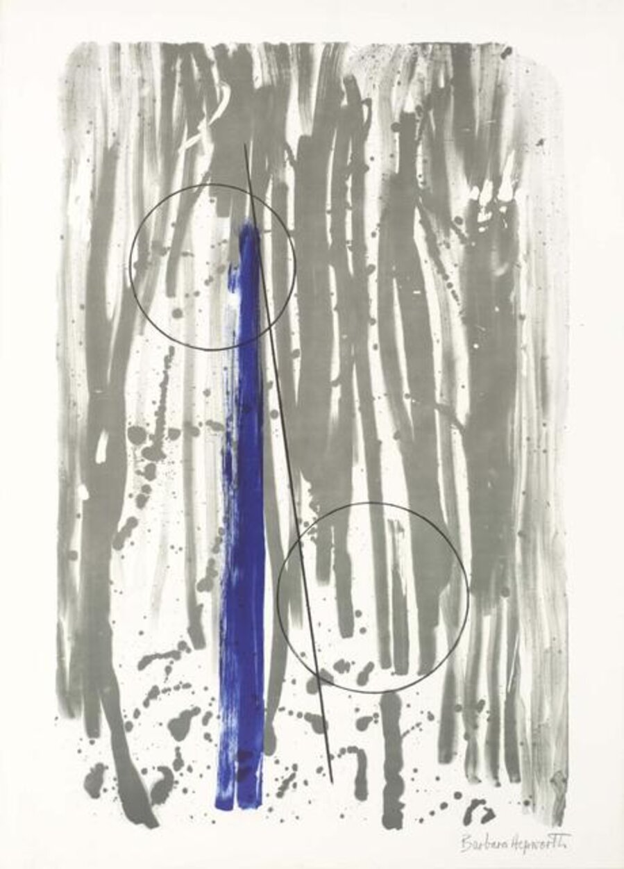 Two Marble Forms (Mykonos) (1969) (signed)