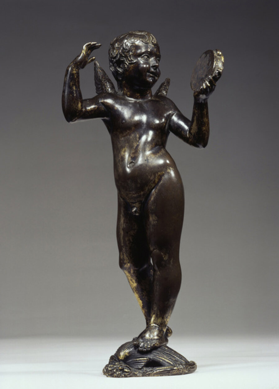 Putto with Tambourine